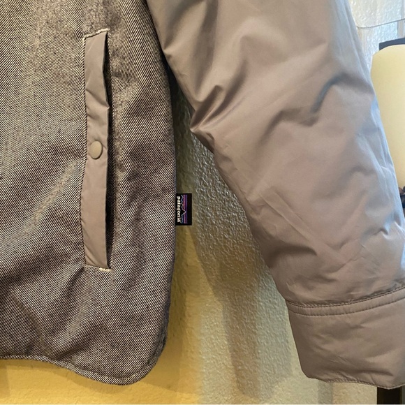 Patagonia Men Gray Reversible Quilted Puffer Jacket Size Large - Picture 6 of 7